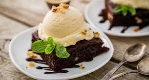 Brownie con Helado
